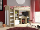 Cabin Bed Unit with Wardrobe and Desk
