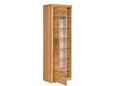 Velle 10/11 Tall Display Cabinet in Honey Oak