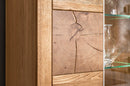 Velle 10/11 Tall Display Cabinet in Honey Oak