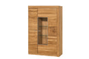 Velle 15 Display Cabinet in Honey Oak