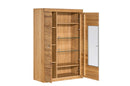 Velle 15 Display Cabinet in Honey Oak