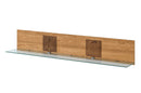 Velle 35 Wall Shelf 160cm in Honey Oak