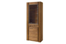 Velvet 10/11 Tall Display Cabinet in Rustic Oak