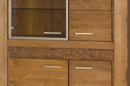 Velvet 15 Display Sideboard Cabinet in Rustic Oak