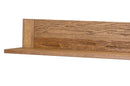 Velvet 35 Wall Shelf 161cm in Rustic Oak