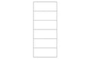 Velvet 10/11 Tall Display Cabinet in Rustic Oak