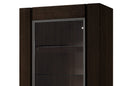 Velvet 10/11 Tall Display Cabinet in Black Oak