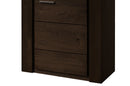 Velvet 10/11 Tall Display Cabinet in Black Oak
