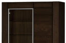 Velvet 12 Display Cabinet in Black Oak