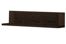 Velvet 34 Wall Shelf 111cm in Black Oak