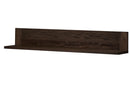 Velvet 35 Wall Shelf 161cm in Black Oak