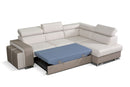 Verona Corner Sofa Bed with Pouf