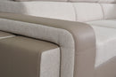 Verona Corner Sofa Bed with Pouf