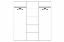 Vievien 73 3 Door Mirror Wardrobe 165cm