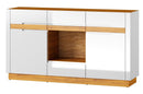 Visio 46 - 2 Door Sideboard Cabinet in White Gloss and Oak