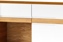 Visio 46 - 2 Door Sideboard Cabinet in White Gloss and Oak