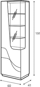 Wave WA-02 Tall Display Cabinet