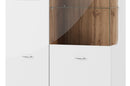 Wood 12 - 2 Door Tall Display Cabinet in White