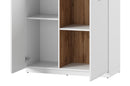 Wood 12 - 2 Door Tall Display Cabinet in White