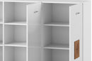 Wood 45 - 3 Door Sideboard Cabinet in White