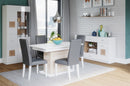 Wood 12 - 2 Door Tall Display Cabinet in White