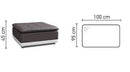 Manilla Grand Sofa Pouf
