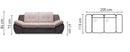 Mello 3 Seater Sofa