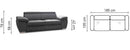 Rosso 2-Seater Sofa