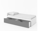 Yeti Y-19 Bed with Drawer in Grey
