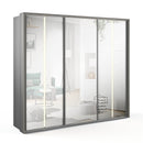 Arti 20 - 3 Sliding Door Wardrobe 250cm with LED